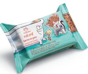 Banho de gato lenços de limpeza